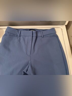 Express Editor Dress Pants Women’s 12R Blue Tailored Career Work Trousers